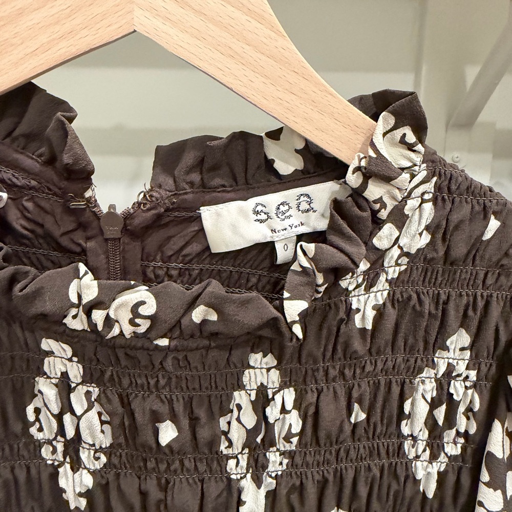 Sea New York Sonia print long sleeve dress